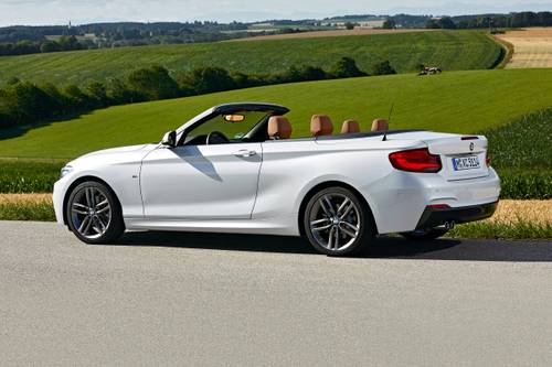 BMW 2 Series 230i Convertible Exterior. European Model with M Sport Package Shown.