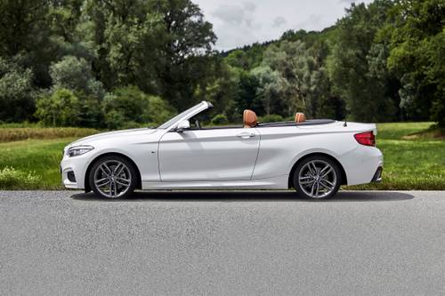 BMW 2 Series 230i Convertible Profile. European Model with M Sport Package Shown.