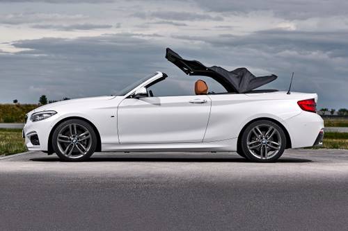 BMW 2 Series 230i Convertible Profile. European Model with M Sport Package Shown.