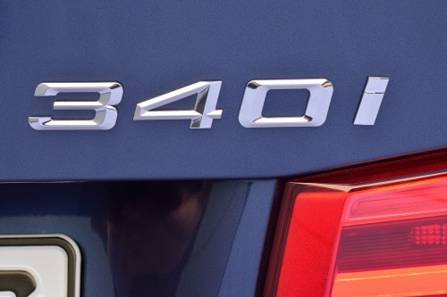 2016 BMW 3 Series 340i Sedan Rear Badge
