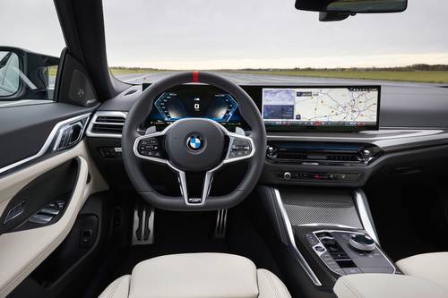 2025 BMW 4 Series Gran Coupe M440i xDrive Sedan Steering Wheel Detail
