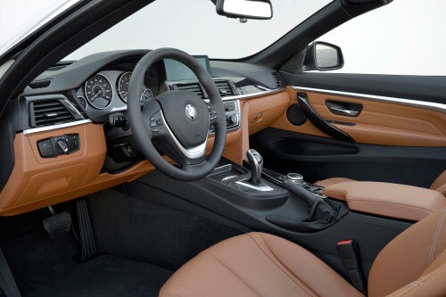 2017 BMW 4 Series 440i Convertible Interior. Luxury Line Package Shown.