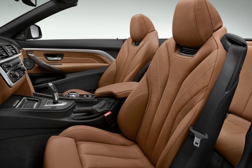2017 BMW 4 Series 440i Convertible Interior. Luxury Line Package Shown.