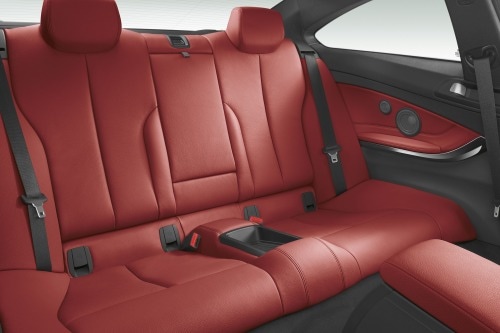 2017 BMW 4 Series 440i Coupe Rear Interior. Sport Line Package Shown.