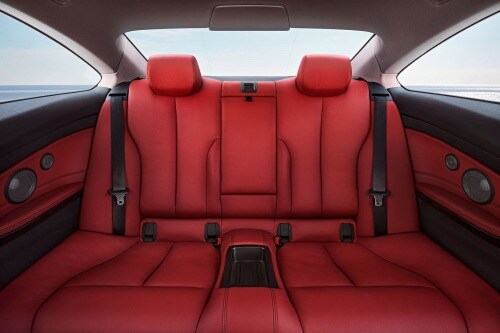 2017 BMW 4 Series 440i Coupe Rear Interior. Sport Line Package Shown.