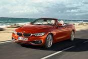BMW 4 Series 430i Convertible Exterior. European Model with Executive Package Shown. BMW 4 Series 430i Convertible Exterior. European Model with Executive Package Shown.