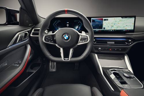 2025 BMW 4 Series M440i Coupe Steering Wheel Detail