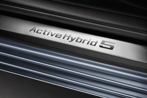 2013 BMW 5 Series Sedan ActiveHybrid 5 Sill Detail
