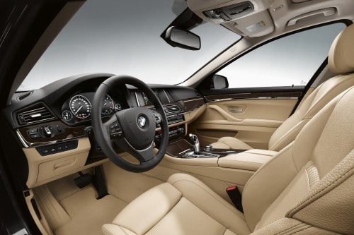 2014 BMW 5 Series 535i Sedan Interior Luxury Line Package Shown