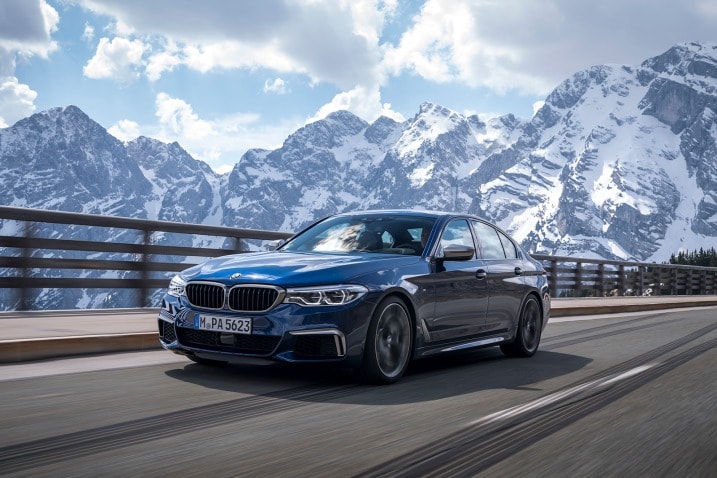 2018 BMW 5 Series - Action Front 3/4