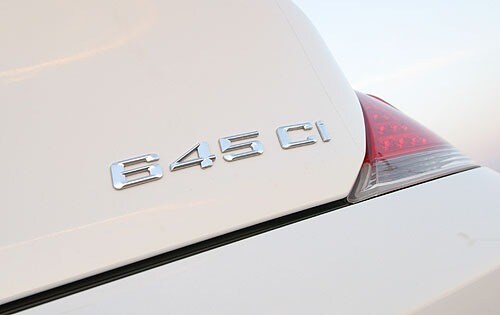 2004 BMW 6 Series 645Ci Convertible Rear Badging