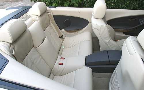 2004 BMW 6 Series 645Ci Convertible Rear Interior