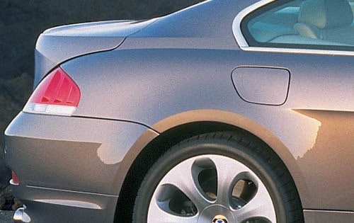 2004 BMW 645Ci Rear Decklid Detail