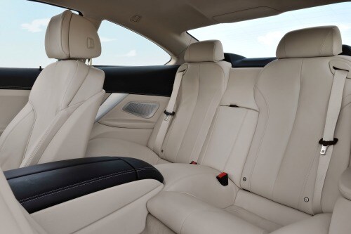 2013 BMW 6 Series 650i Coupe Rear Interior