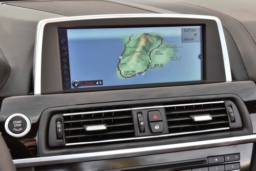 2014 BMW 6 Series 650i Convertible Navigation System