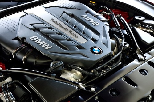 2018 BMW 6 Series 650i Convertible 4.4L V8 Turbocharged Engine Shown