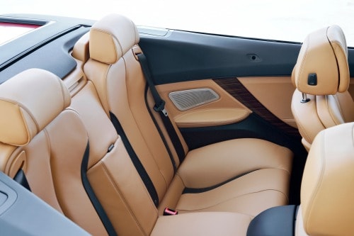 2018 BMW 6 Series 650i Convertible Rear Interior Shown