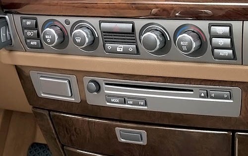 2008 BMW 7 Series 750i Center Console