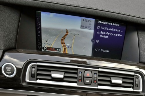 2012 BMW 7 Series 740i Sedan Navigation System