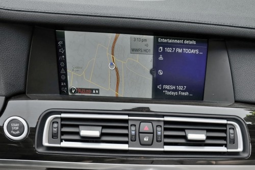 2012 BMW 7 Series 740Li Sedan Navigation System