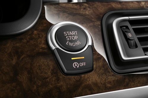 2013 BMW 7 Series Ignition Button Detail
