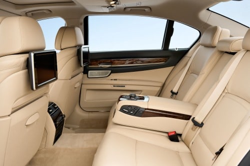 2013 BMW 7 Series 750Li Sedan Rear Interior