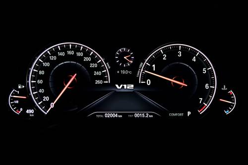 BMW 7 Series M760i xDrive Sedan Gauge Cluster