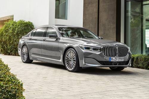 BMW 7 Series 750i xDrive Sedan Exterior. European Long Wheel Base Shown.