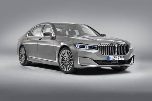 BMW 7 Series 750i xDrive Sedan Exterior. European Long Wheel Base Shown.