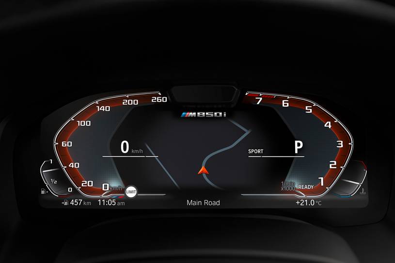 BMW 8 Series M850i xDrive Coupe Gauge Cluster