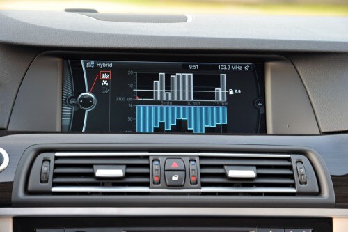 2014 BMW ActiveHybrid 5 Sedan Interior Detail