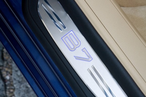 2012 BMW ALPINA B7 Door Sill Badge Detail