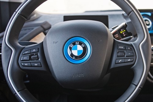 2014 BMW i3 4dr Hatchback Steering Wheel Detail