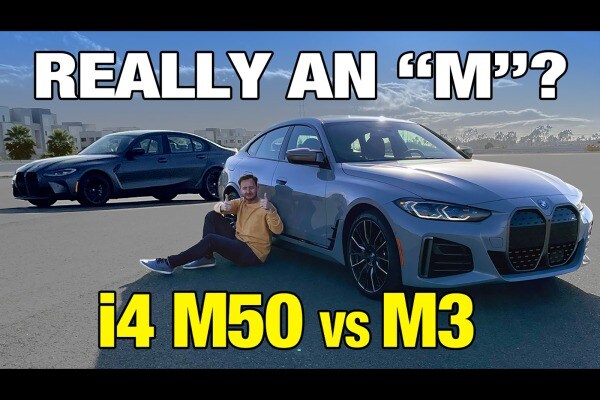 BMW i4 M50 vs. BMW M3 | Can the Electric i4 Outperform the M3? | Price, 0-60, Range & More