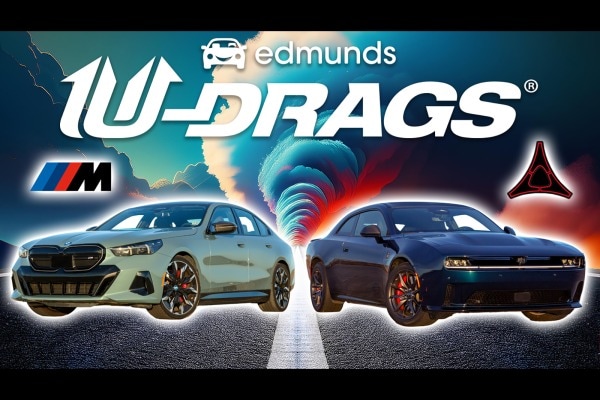 Edmunds U-Drags: Dodge Charger EV vs. BMW i5 M60 | Handling, Quarter Mile & More