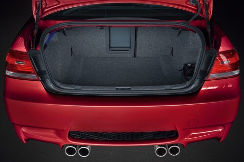 2008 BMW M3 Coupe Cargo Area