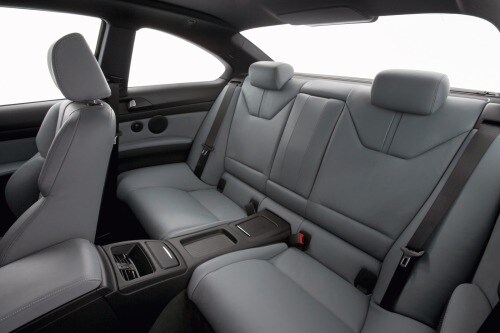 2008 BMW M3 Coupe Rear Interior