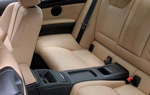 2011 BMW M3 Rear Interior