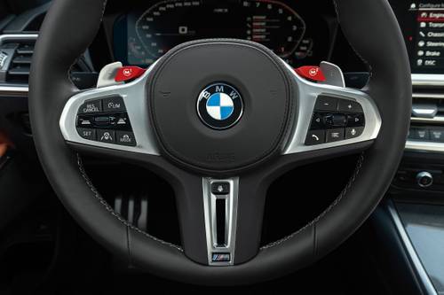 2021 BMW M3 Competition Sedan Steering Wheel Detail