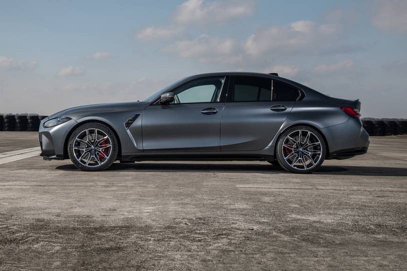 BMW M3 Competition Sedan Profile Shown