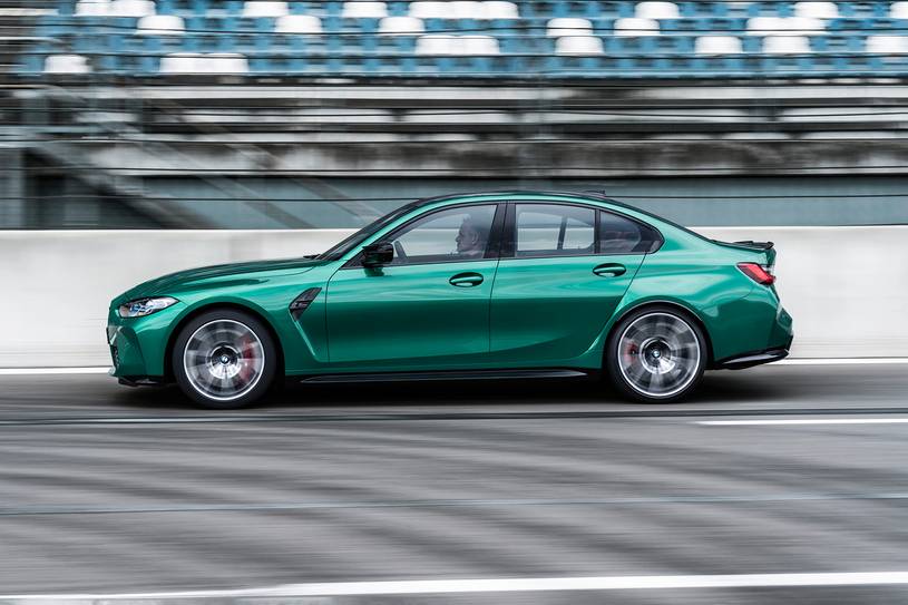 BMW M3 Competition Sedan Profile Shown