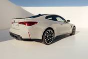 2025 BMW M4 Competition xDrive Coupe Exterior. European Model with Options Shown.