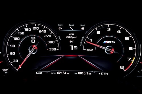 2018 BMW M5 Sedan Gauge Cluster