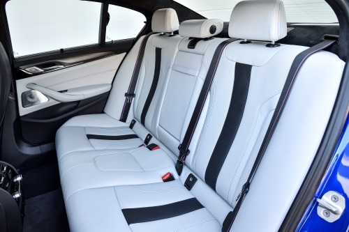 2018 BMW M5 Sedan Rear Interior
