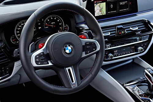 2018 BMW M5 Sedan Steering Wheel Detail