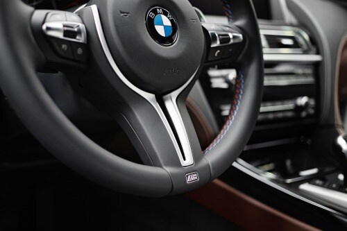 2014 BMW M6 Gran Coupe Sedan Steering Wheel Detail