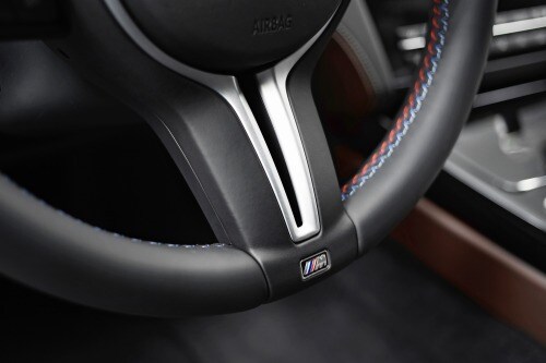 2014 BMW M6 Gran Coupe Sedan Steering Wheel Detail