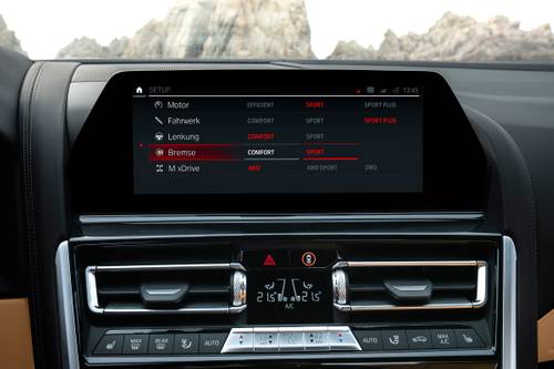 BMW M8 Competition Convertible Center Console