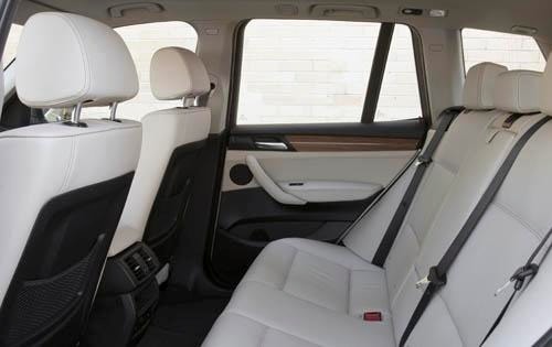 2012 BMW X3 Rear Interior