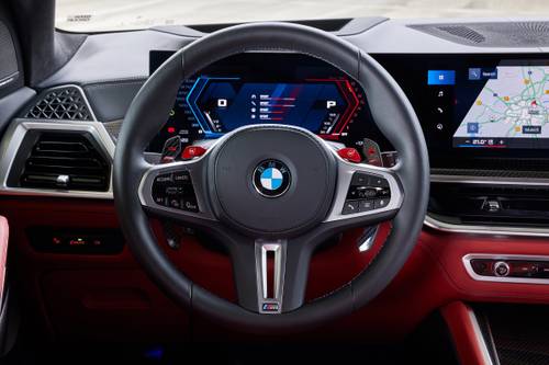 2025 BMW X5 M Competition 4dr SUV Steering Wheel Detail